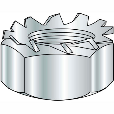 6-32 K Lock Nut Zinc Bake, Pkg of 5000