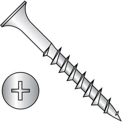 #8 x 3/4 Phillips Bugle Head Exterior Wood Deck Screw 18-8 Stainless Steel - Pkg of 3000