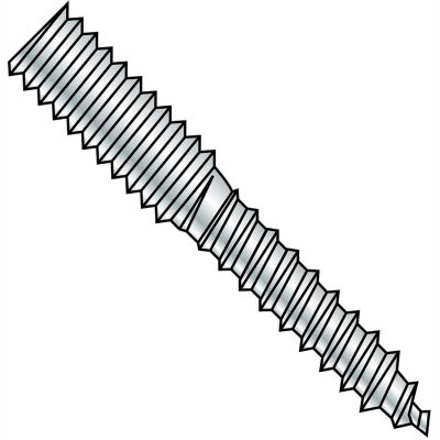 10-24x1 3/4 Hanger Bolt Full Thread Zinc, Pkg of 1500