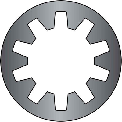 #10 Internal Tooth Lock Washer - Black Oxide - Pkg of 10000