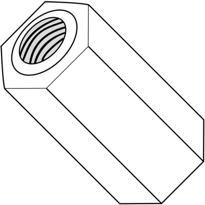 6-32 x 1/2 One Quarter Hex Female Standoff - Nylon - Pkg of 1000