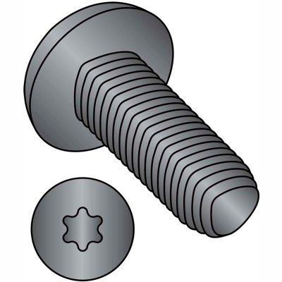 1/4-20X1/2 6 Lobe Pan Taptite Alternative Thread Rolling Screw Fully Thrd Black Oxide & Wax 4000 pcs