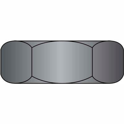 1/4-20 Hex Jam Nut Black Oxide and Oil, Pkg of 4000