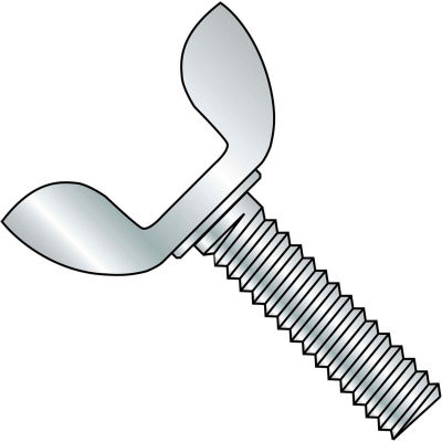 5/16-18X1 1/4 Stamped Steel Wing Screw Type D Zinc, Pkg of 200