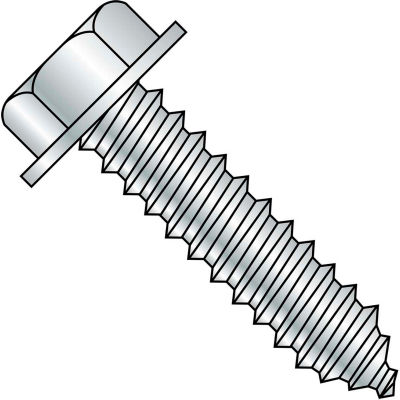 5/16-9X1 5/8 A/F.428-.437 Head Hgt.200-.230 Unslot Indent Hexwash Lag Screw Full Thread Zinc 900 pcs