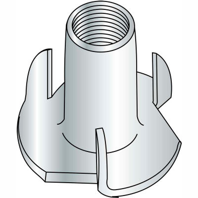 3/8-16X5/8 3 Prong Tee Nut Zinc, Pkg of 500