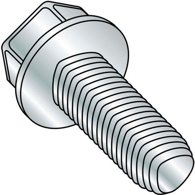 3/8-16X3/4 Unslot Ind Hexwash Taptite Alternative Thread Roll Screw Full Thrd Zinc Bake Wax 1000 pcs