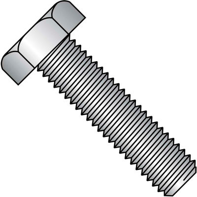 1/2-13X6 Hex Tap Bolt Fully Threaded 18 8 Stainless Steel, Pkg of 25