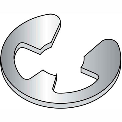 1/2" E Ring Stainless Steel, Pkg of 100