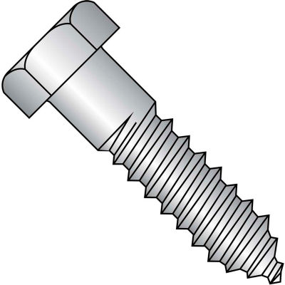 5/8X4 Hex Lag Screw 18 8 Stainless Steel, Pkg of 25