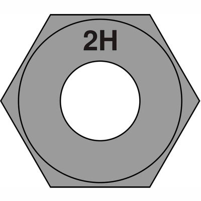 Structural - Plain 5 5/8"-11 Heavy Hex Nuts 