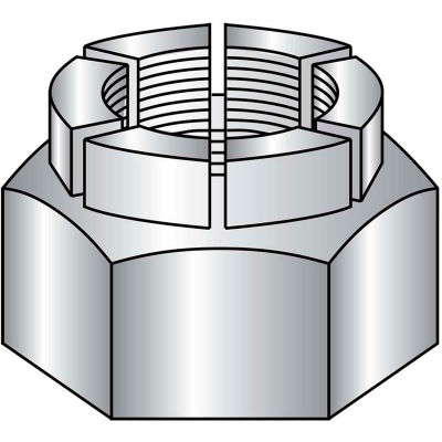 5/8-18 Flex Type Hex Lock Nut Full Height Light Cadmium and Wax, Pkg of 50