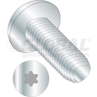M2.5-0.45X5 Din 7500 C E Pan 6 Lobe Recess Thread Rolling Screw Full Thread Zinc Bake Wax 1500 pcs