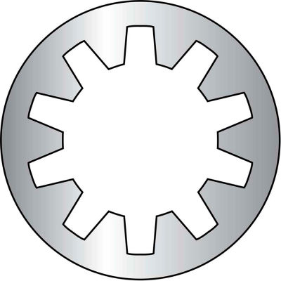 #2 MS35333, Military Internal Tooth Lock Washer - 410 Stainless Steel - DFAR - Pkg of 5000