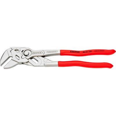KNIPEX 86 03 250 SBA 10" Smooth Straight Jaw Tongue & Groove Plier