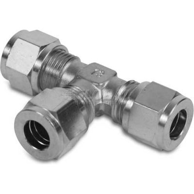Koolfog 06UT-316 3/8" Compression Tee, 316 SS