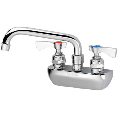 Krowne 14-408L - Royal Series 4" Center Wall Mount Faucet, 8" Spout