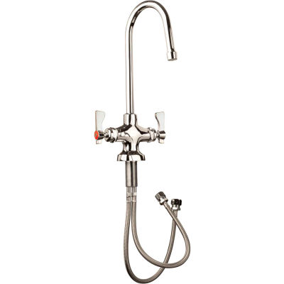Krowne 16-450L - Single Hole Faucet with Rigid Gooseneck Spout