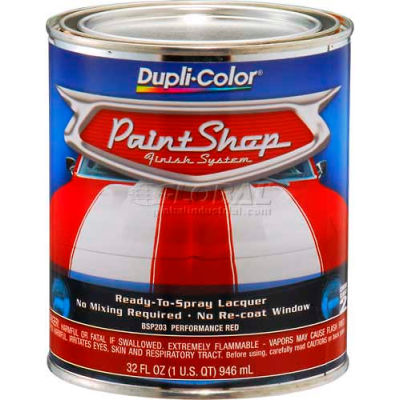 Download Dupli-Color® Paint Shop Finish System Base Coat Performance Red 32 Oz. Quart - BSP203 - Pkg Qty ...