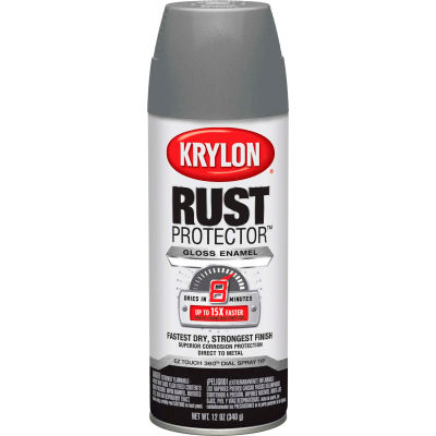 Rust Protector Rust Preventative Enamel Gloss Smoke Gray 12oz. Aerosol Can K06901800 - Pkg Qty 6
