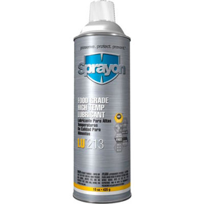 Sprayon LU213 Food Grade High Temperature Lubricant, 15 oz. Aerosol Can - S00213000 - Pkg Qty 12
