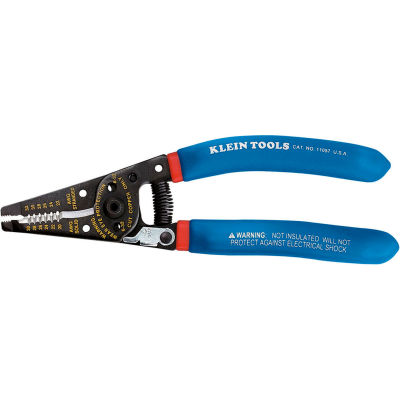 Klein Tools® 11057 Klein-Kurve® 20-30 AWG Solid Wire Stripper & Cutter