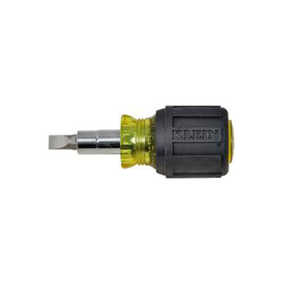 Klein Tools® 32561 6-in-1 Stubby Multi-Bit Screwdriver/Nutdriver