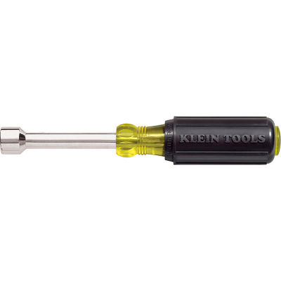 Klein Tools® 630-7/16 7/16" 3" Hollow Shaft Nut Driver W/ Cushion Grip