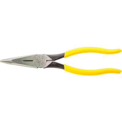 Klein Tools® D203-8 8-7/16" Heavy Duty Long Nose Plier W/ Side Cutter