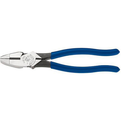 Klein Tools® D213-9NE 9" High Leverage New England Style Linesman Plier W/ Side Cutters