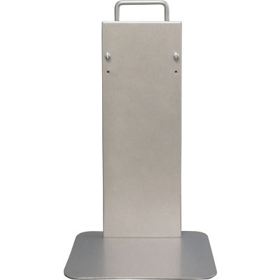 Global Industrial Counter Top Display Stand for Global Hand Soap/Sanitizer Dispensers - Silver
