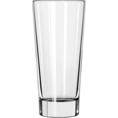 Libbey Glass 15814 - Glass Elan Beverage DuraTuff 14 Oz., 12 Pack