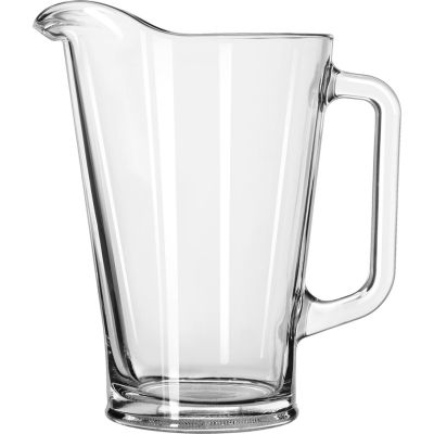 Libbey Glass 1792421 - Liter Pitcher 37 Oz., 6 Pack