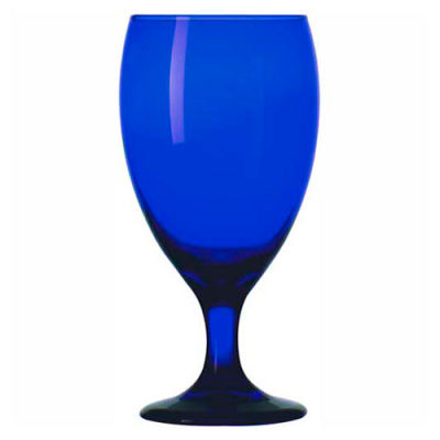 Libbey Glass 4116SRB - Iced Tea Glass Tall 16.25 Oz., Blue Cobalt, 12 Pack