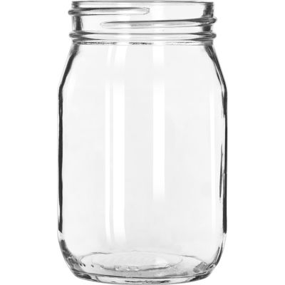 Libbey Glass 92103 - Drinking Jar 16 Oz., 12 Pack
