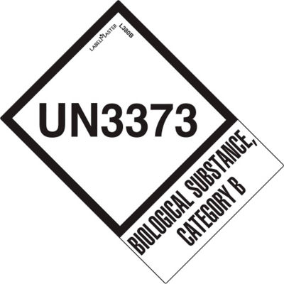 Labels & Dispensers | Labels - Test Sample Shipping Labels | LabelMaster® UN3373 Labels with 2 ...