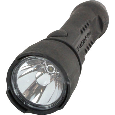 Larson Electronics EXP-LED-F4W-BLK, Explosion Proof LED Flashlight - 4W, Push Button Switch - Black