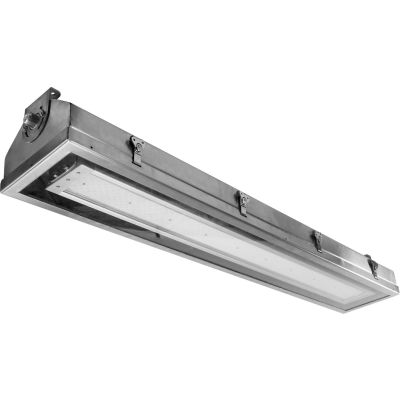 Larson Electronics HALSS-48-2L-LED-ITG-LED-SFC, Haz Loc Stainless 4f Integrated LED Light SFC