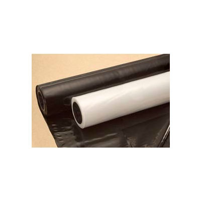 Construction & Agricultural Film, 4'W x 100'L 4 Mil Black, 1 Roll