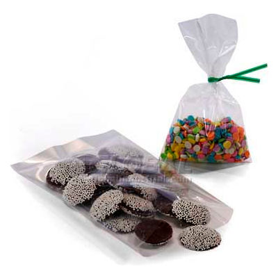 Layflat Polypropylene Bags, 6-3/4"W x 10-3/4"L 1.5 Mil Clear, 1000/CASE