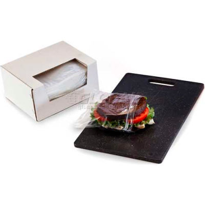 Reclosable Sandwich Bags in Dispenser Box, 6-1/2"W x 6"L 1 Mil Clear, 500/CASE
