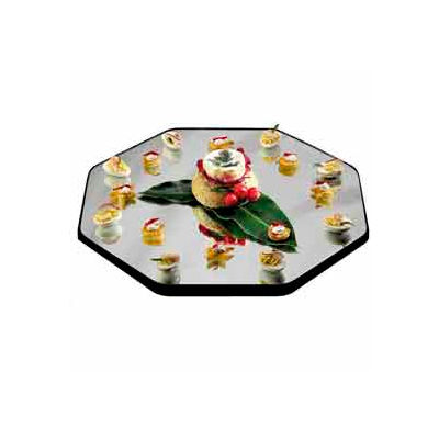 Geneva Lakeside 28" Octagonal Mirror Tray w/ Break Resistant Glass, 287