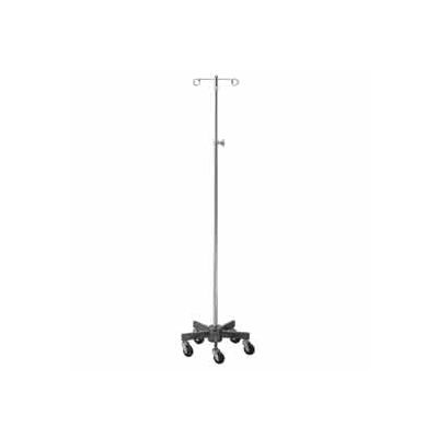 Lakeside® 4866 5-Leg IV Stand with 4 Ram's Horn Hook