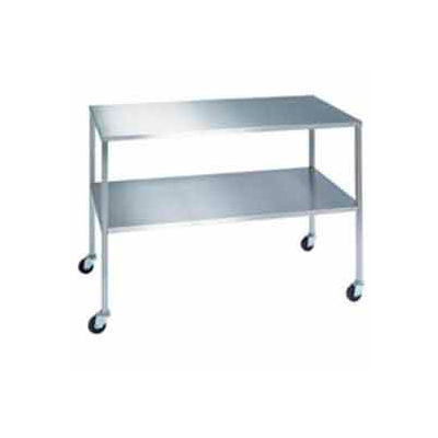 Lakeside® 8355 Stainless Steel Instrument Table with Shelf - - 33"L x 16"W x 34"H
