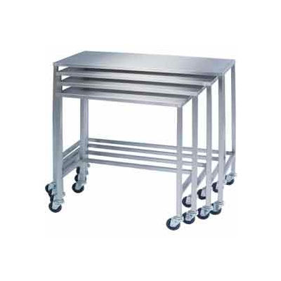 Lakeside® 8381 Stainless Steel Nesting Table 32 x 16 x 34
