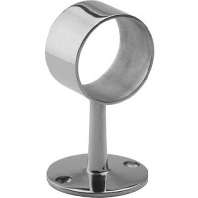 Lavi Industries, Flush Center Post, for 1.5" Tubing, Polished Stainless Steel