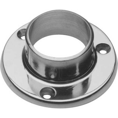Lavi Industries, Flange, Wall, for 1.5" Tubing, Polished 316 Stainless Steel