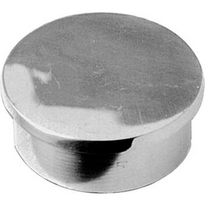 Lavi Industries, End Cap, Flush, for 1.5" Tubing, Polished Stainless Steel