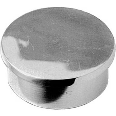 Lavi Industries, End Cap, Flush, for 2" Tubing, Polished Stainless Steel