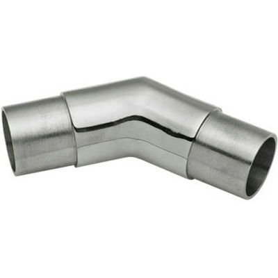 Lavi Industries, Flush Angle Fitting, 135 Degree, for 1.5" Tubing, Polished Stainless Steel
